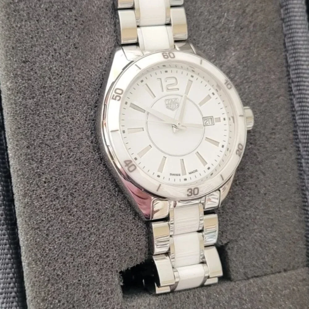 Tag Heuer WBJ141AC.BA0974 Midsize Womens Formula 1 Series Watch White Ceramic